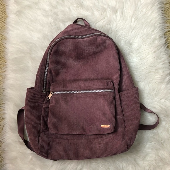 Corduroy Victoria Secret Pink Backpack Bookbags Pink Outlet
